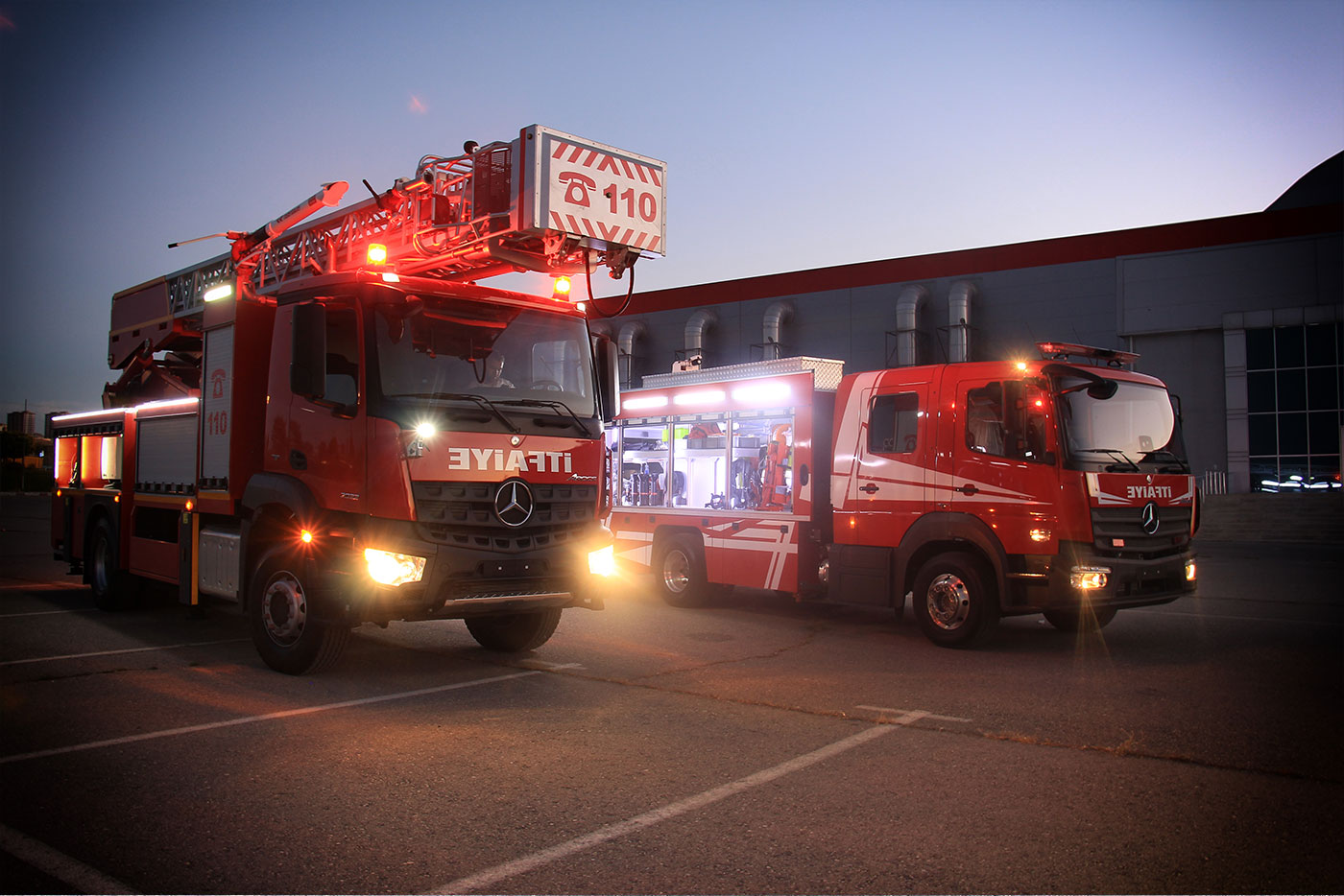 18 – 32 Metre Hidrolik Merdivenli İtfaiye Araçları, görsel 2